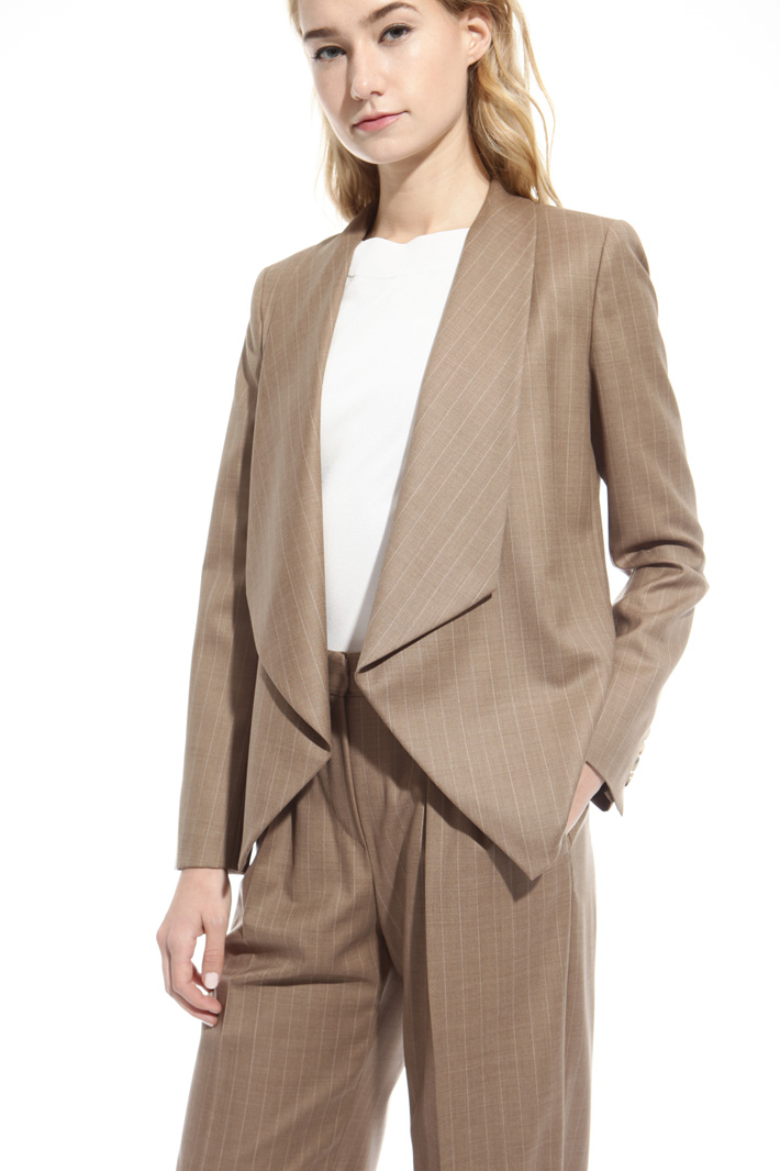 Pinstriped wool jacket Intrend Pinstriped wool jacket Intrend