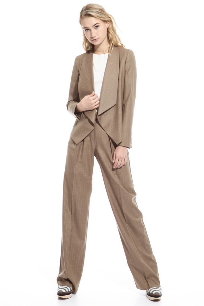 Pinstriped wool jacket Intrend Pinstriped wool jacket Intrend