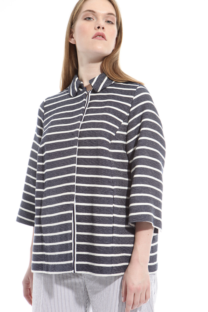 Jacket in interwoven fabric Diffusione Tessile Jacket in interwoven fabric Diffusione Tessile