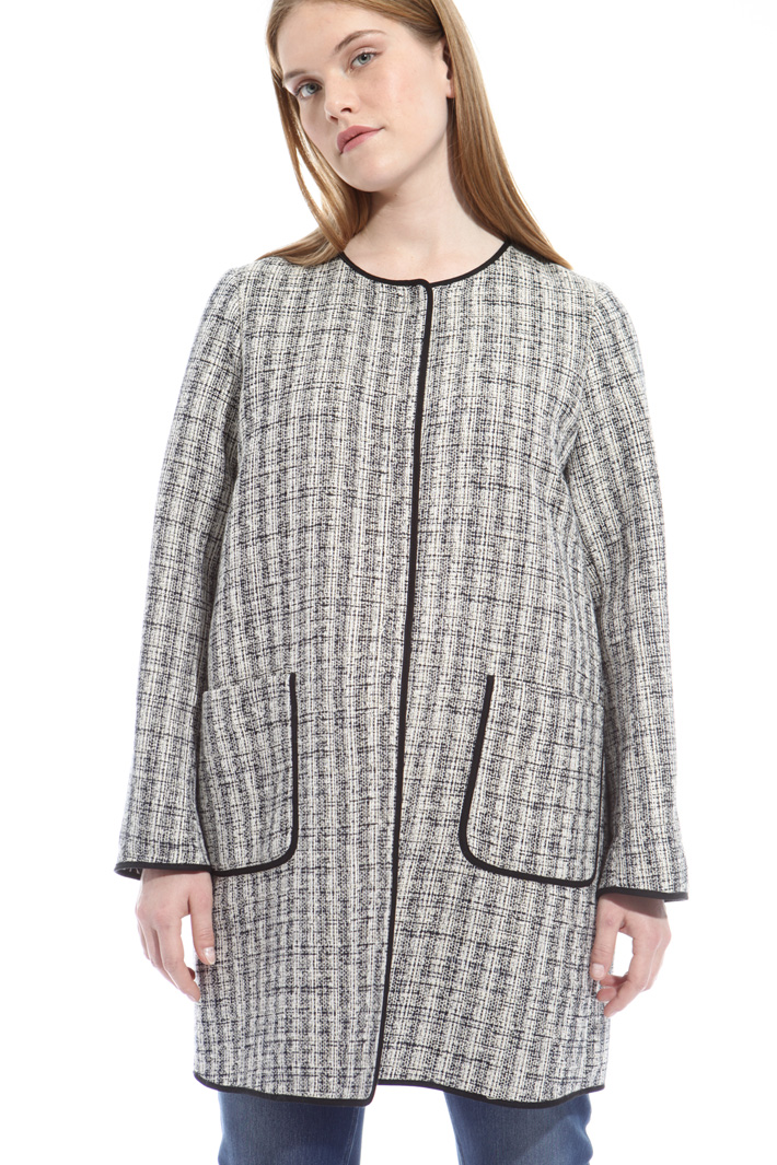 Interwoven duster coat Diffusione Tessile Interwoven duster coat Diffusione Tessile