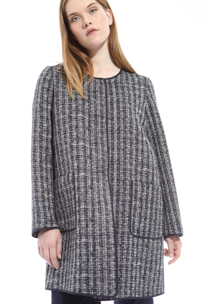 Interwoven duster coat Diffusione Tessile Interwoven duster coat Diffusione Tessile