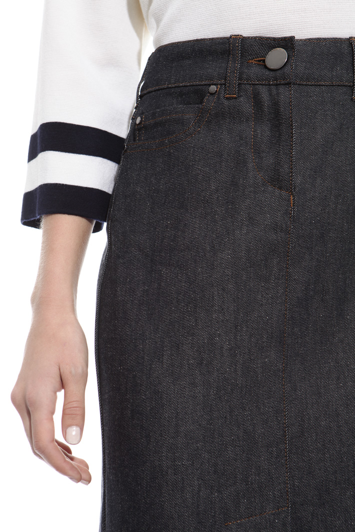 Five pocket denim skirt Intrend Five pocket denim skirt Intrend