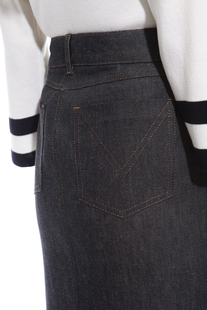Five pocket denim skirt Intrend Five pocket denim skirt Intrend