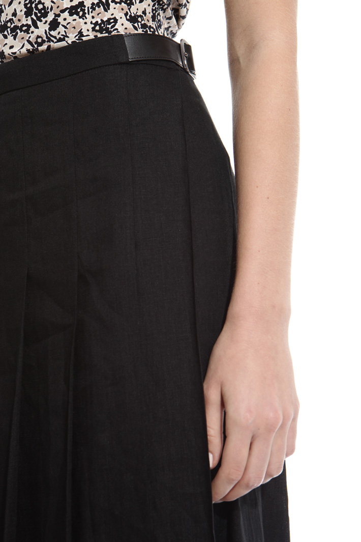 Pleated linen skirt Intrend Pleated linen skirt Intrend