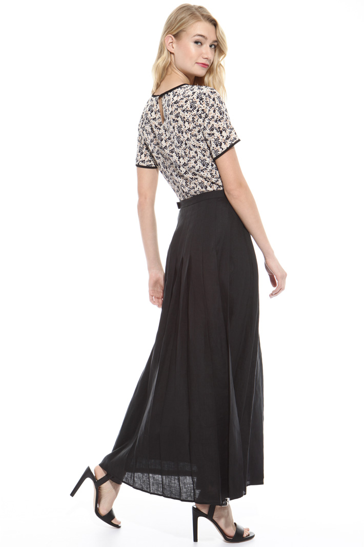 Pleated linen skirt Intrend Pleated linen skirt Intrend