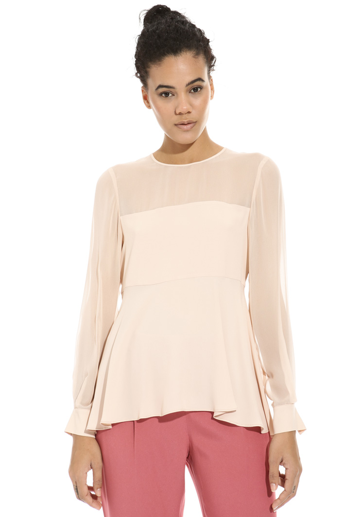 Crepe and georgette shirt Intrend Crepe and georgette shirt Intrend
