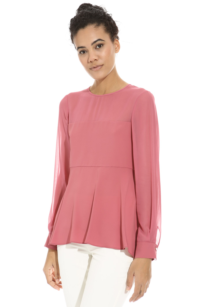 Crepe and georgette shirt Intrend Crepe and georgette shirt Intrend