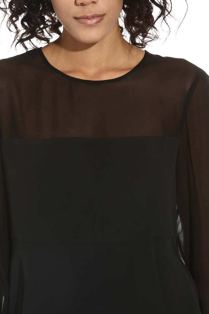 Crepe and georgette shirt Intrend Crepe and georgette shirt Intrend