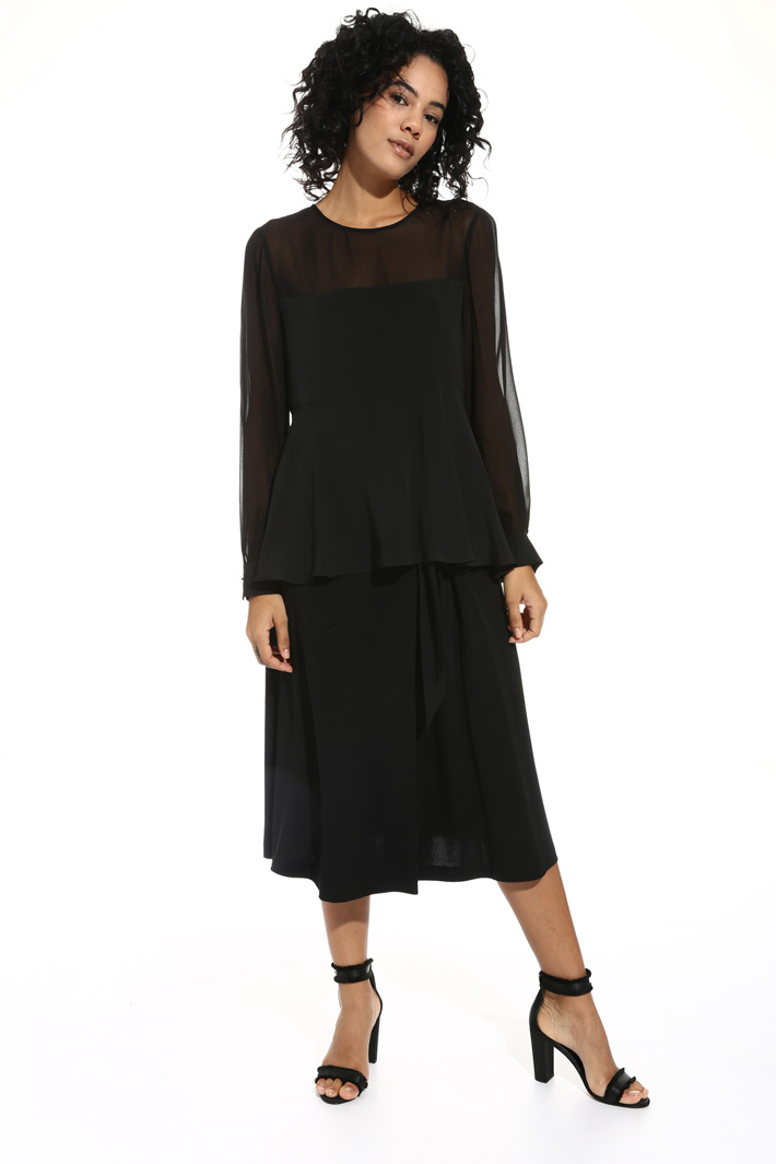 Crepe and georgette shirt Intrend Crepe and georgette shirt Intrend