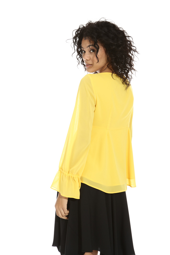 Georgette peplum blouse Intrend Georgette peplum blouse Intrend