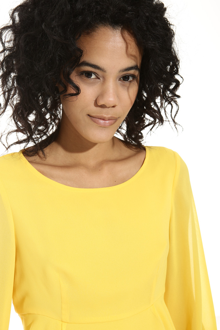 Georgette peplum blouse Intrend Georgette peplum blouse Intrend
