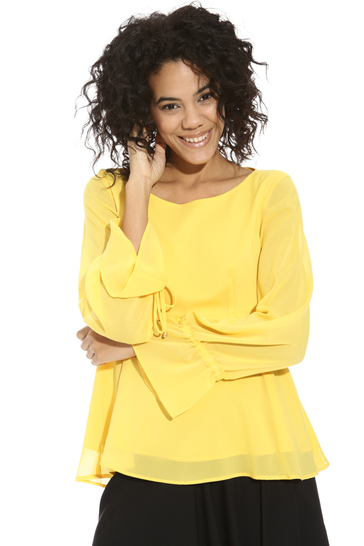 Georgette peplum blouse Intrend Georgette peplum blouse Intrend