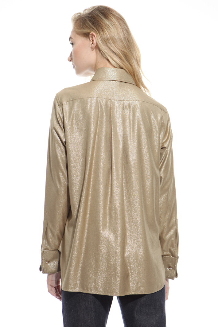 Metalized-effect shirt Diffusione Tessile Metalized-effect shirt Diffusione Tessile