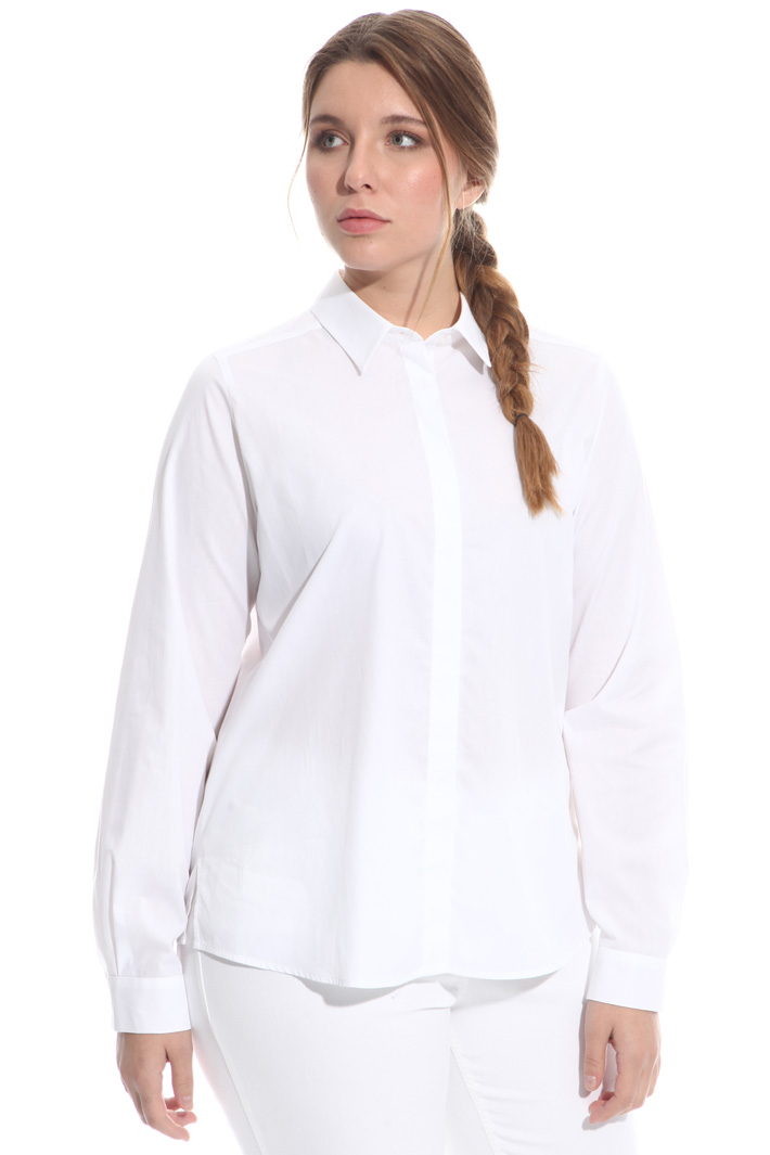 Basic shirt in cotton Diffusione Tessile Basic shirt in cotton Diffusione Tessile