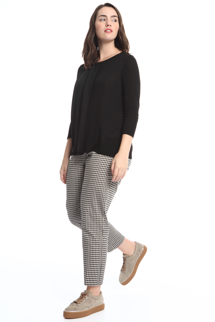 Pantaloni in raso di cotone Intrend Pantaloni in raso di cotone Intrend