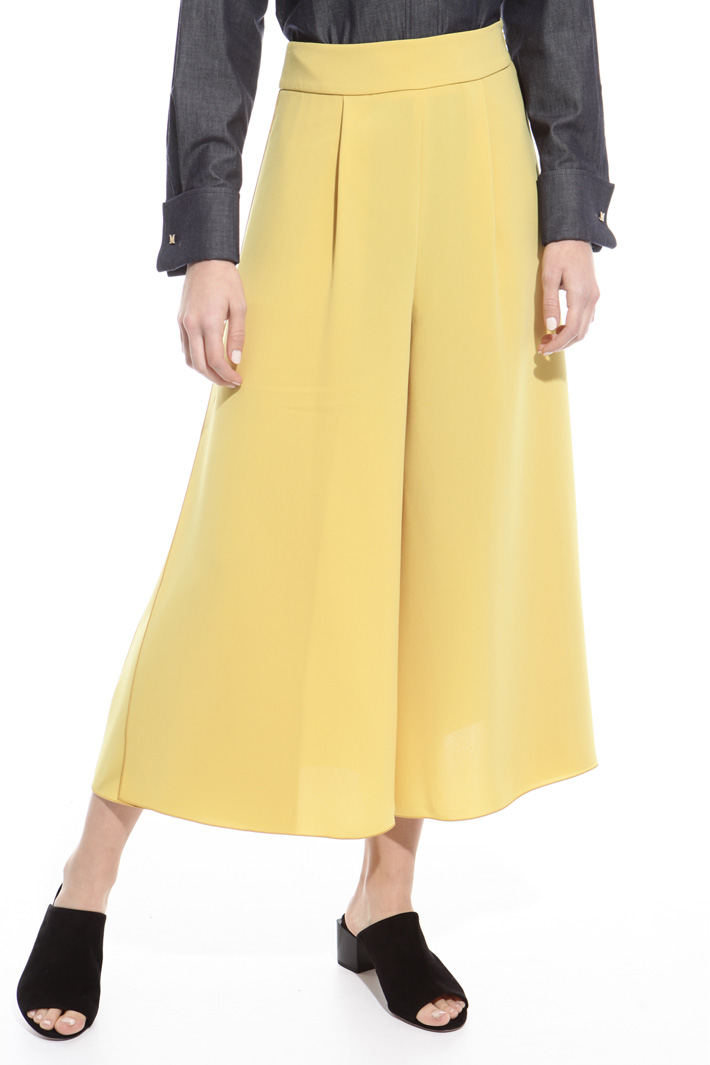 Divided skirt in triacetate Diffusione Tessile Divided skirt in triacetate Diffusione Tessile