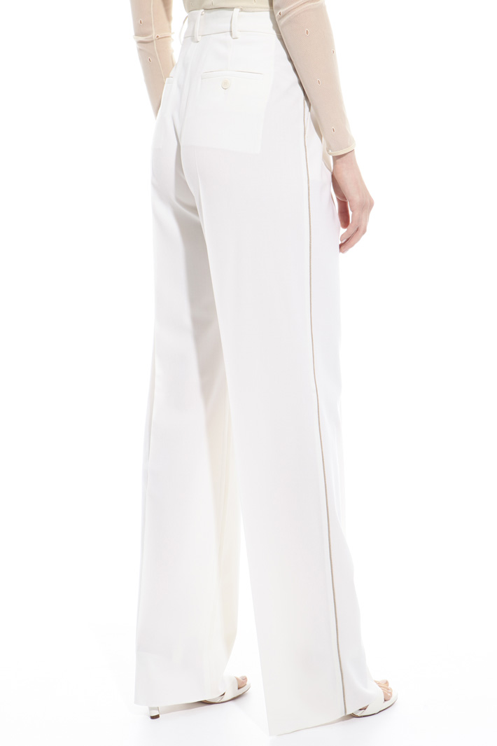 Straight cut wool trousers Diffusione Tessile Straight cut wool trousers Diffusione Tessile