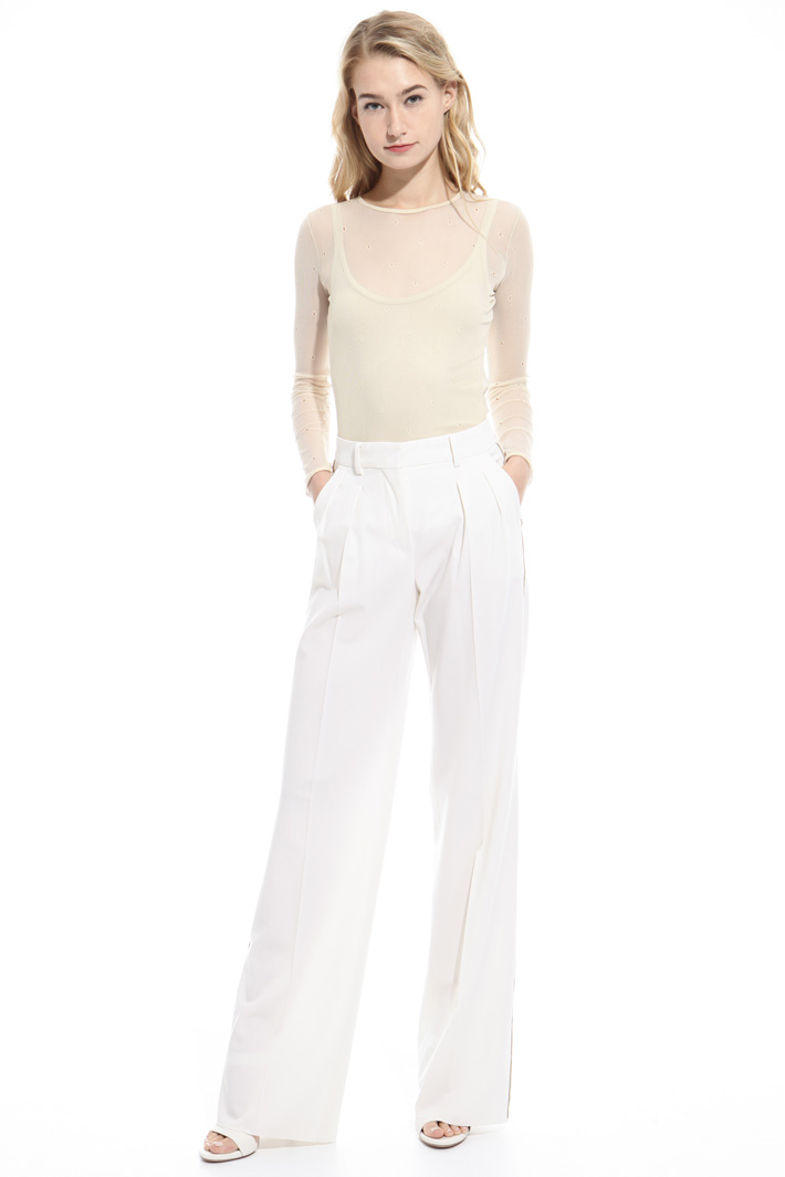 Straight cut wool trousers Diffusione Tessile Straight cut wool trousers Diffusione Tessile