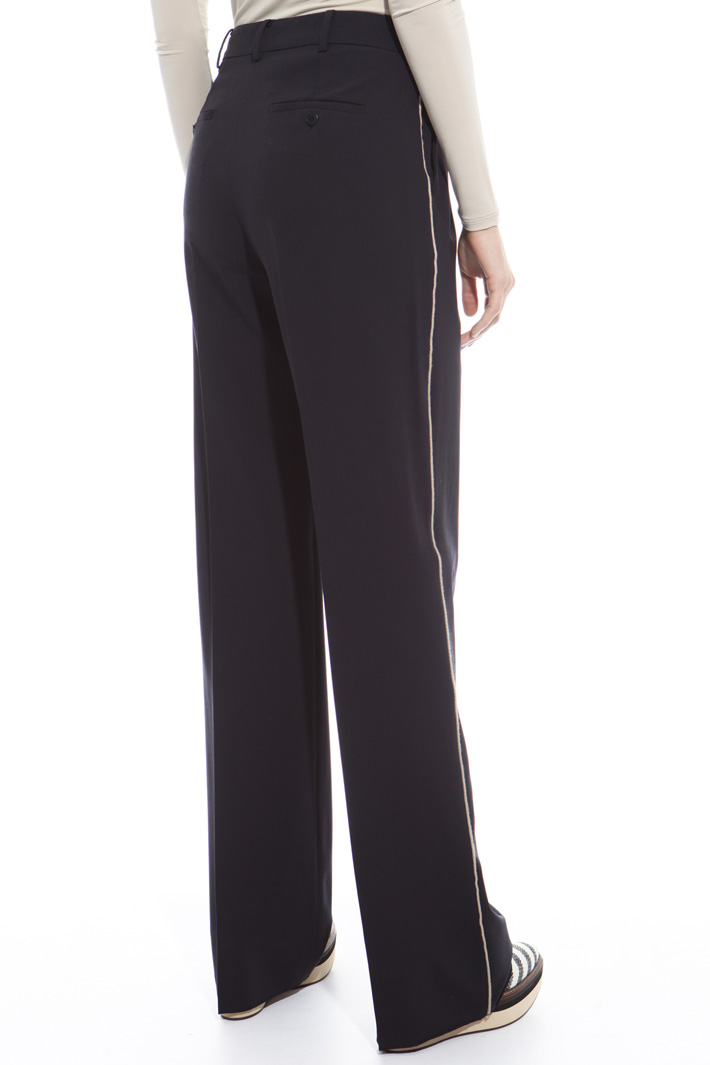 Straight cut wool trousers Diffusione Tessile Straight cut wool trousers Diffusione Tessile