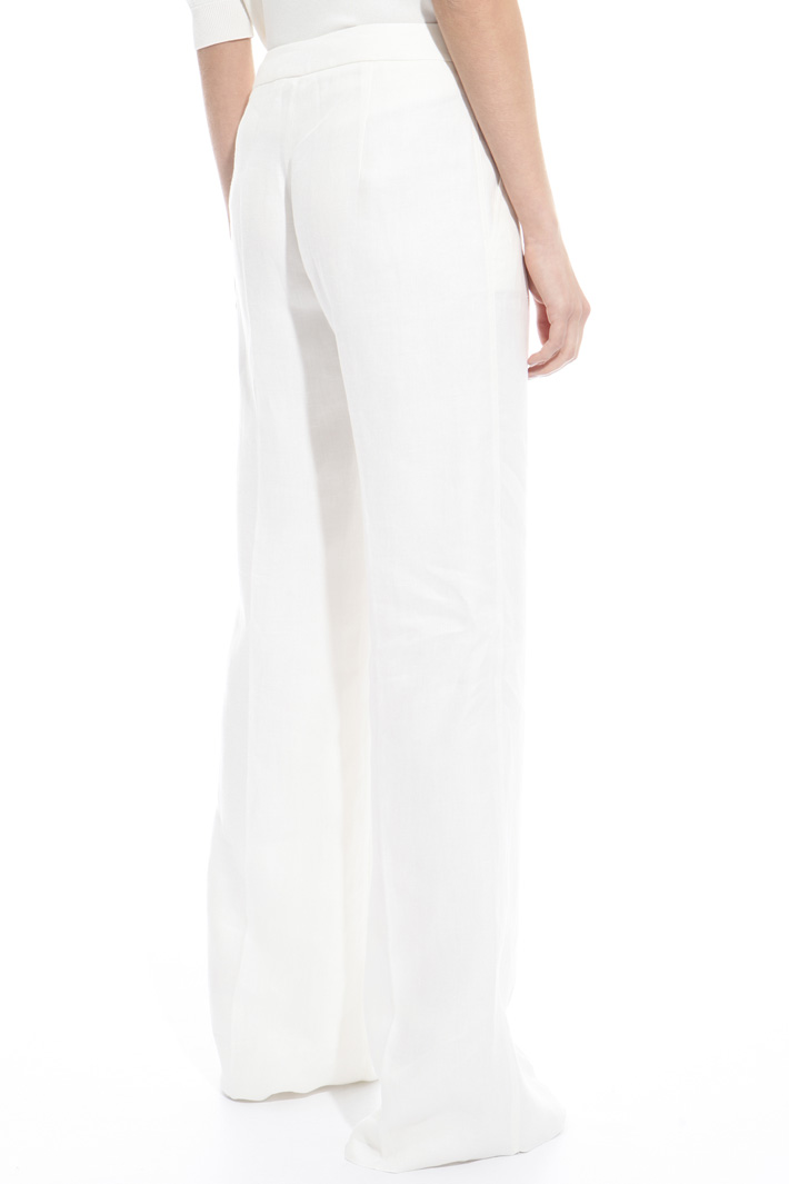 Linen palazzo trousers Diffusione Tessile Linen palazzo trousers Diffusione Tessile