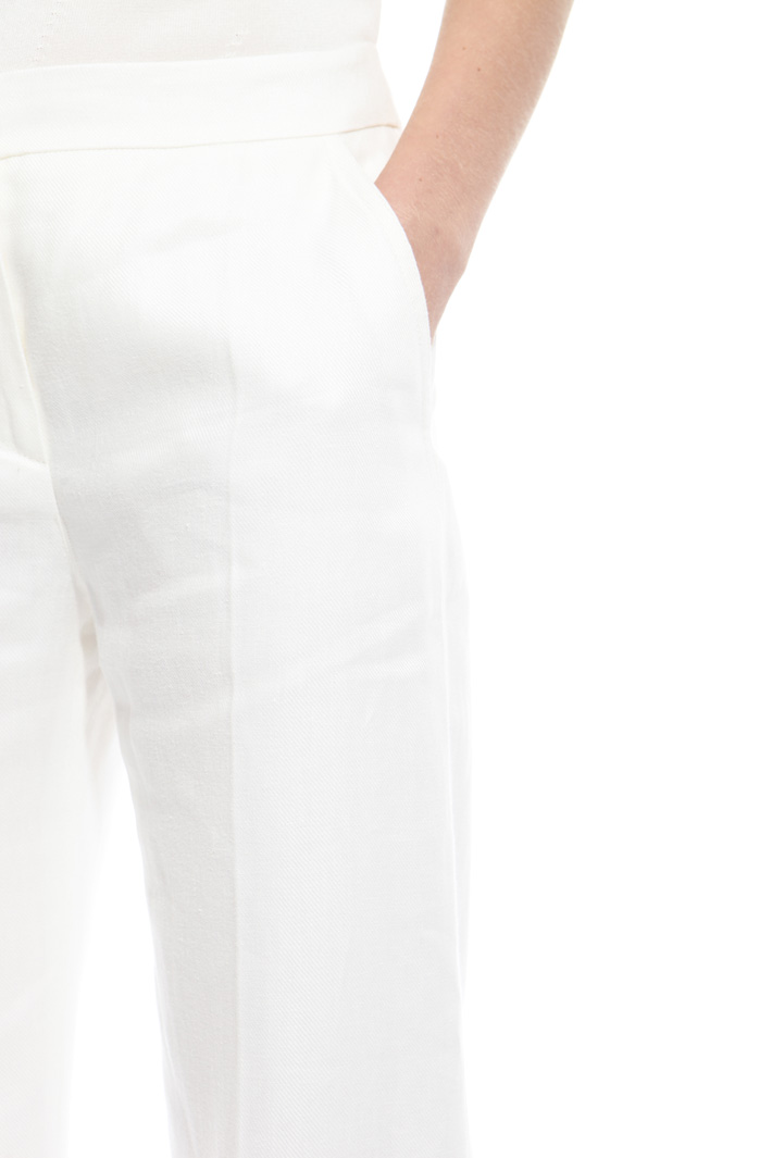 Linen palazzo trousers Diffusione Tessile Linen palazzo trousers Diffusione Tessile