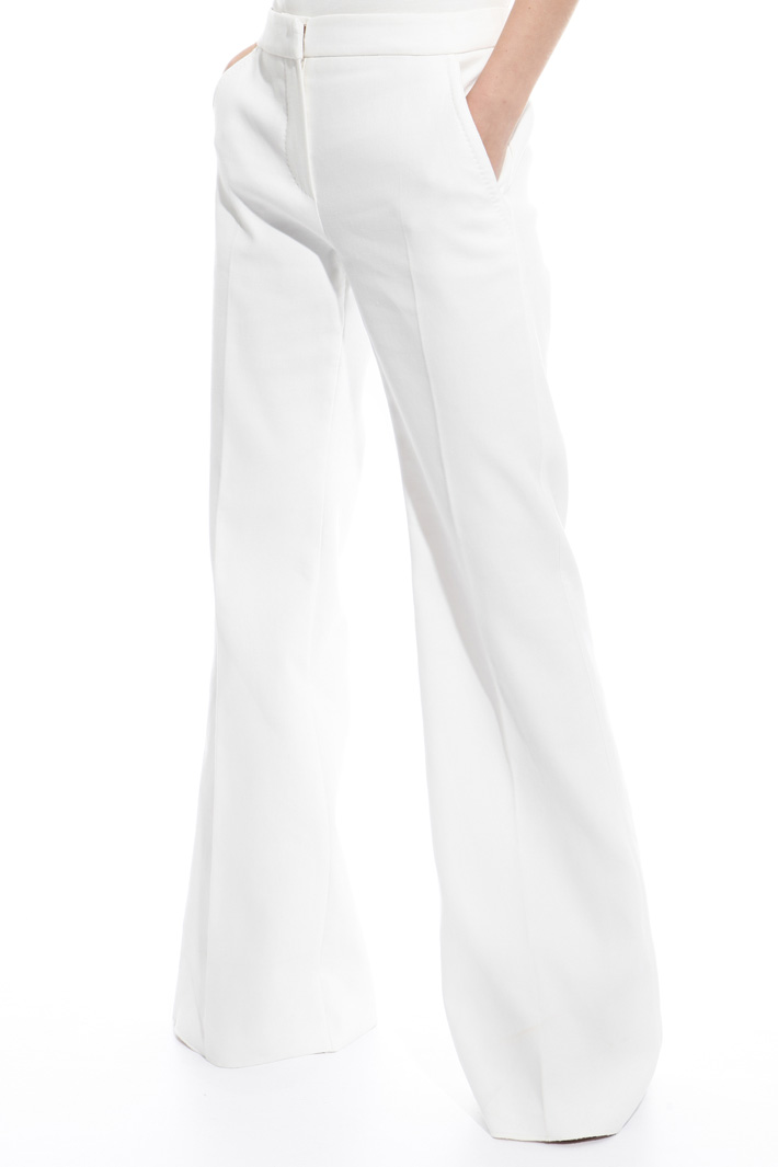 Cotton palazzo trousers Diffusione Tessile Cotton palazzo trousers Diffusione Tessile