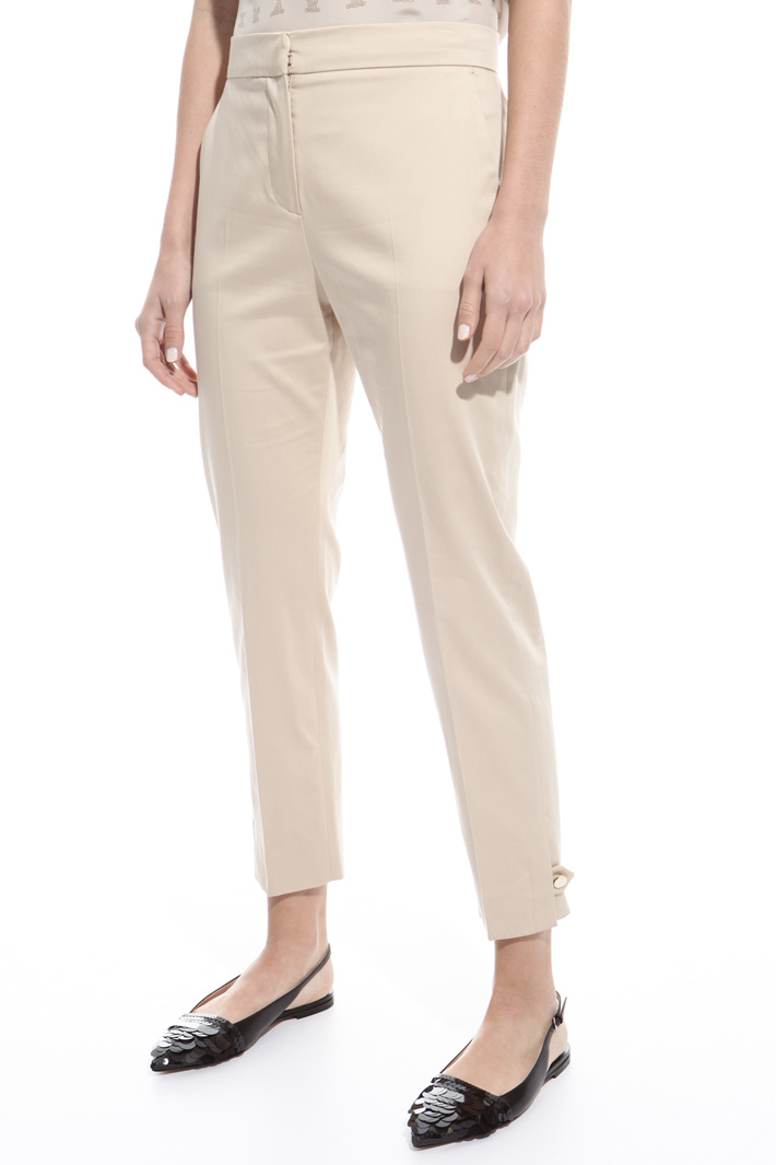 Cotton satin trousers Intrend Cotton satin trousers Intrend