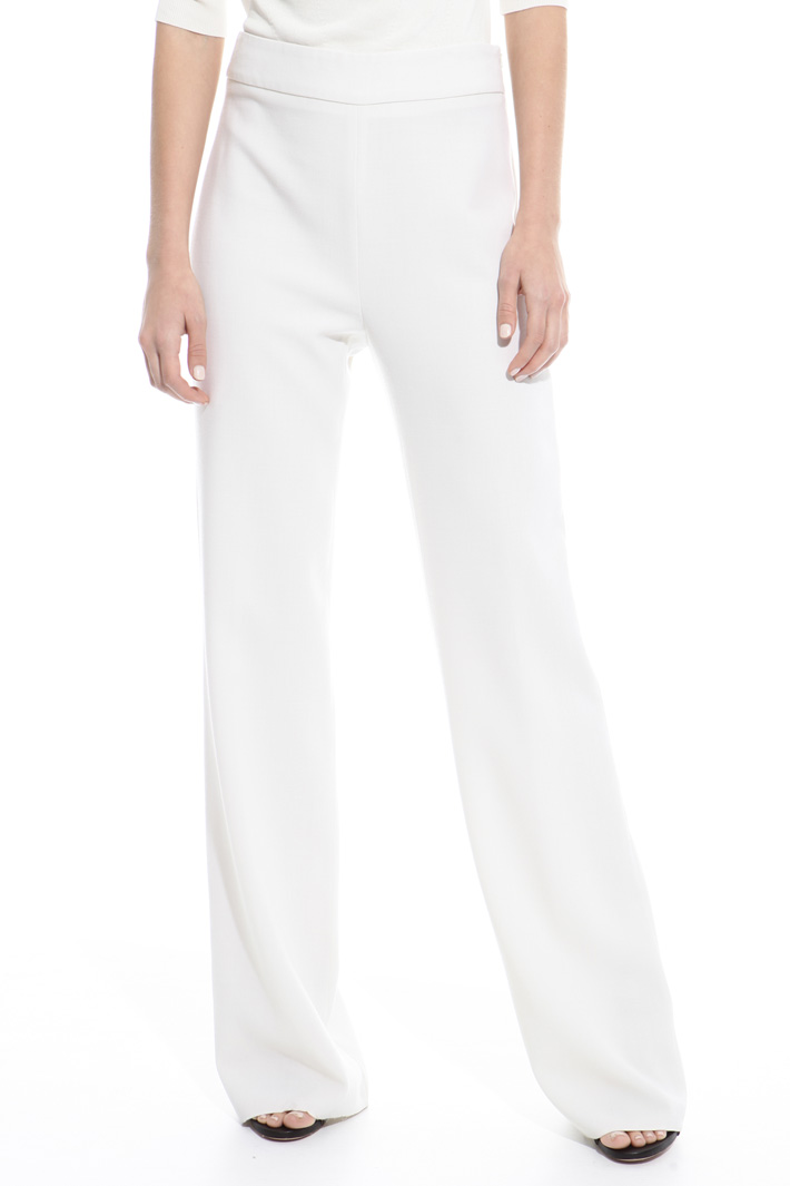 Straight leg wool trousers Intrend Straight leg wool trousers Intrend