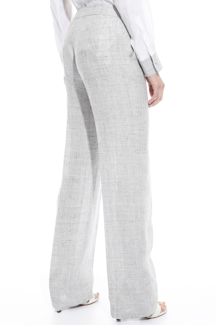 Linen canvas trousers Intrend Linen canvas trousers Intrend