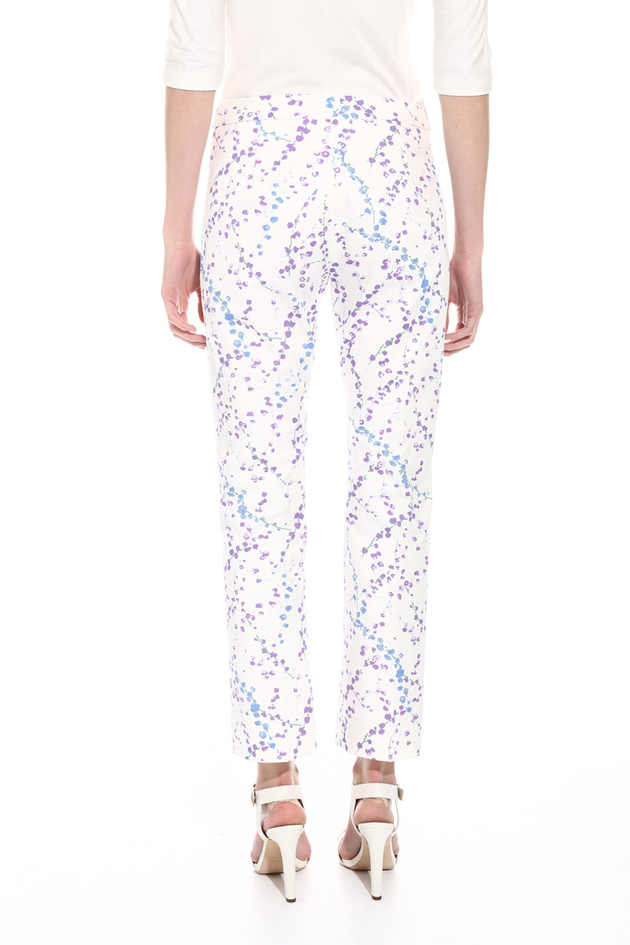 Printed cotton trousers Intrend Printed cotton trousers Intrend