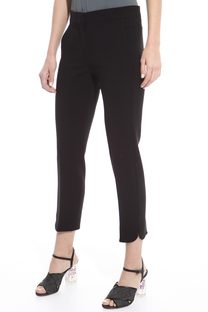 Wool crepe trousers Intrend Wool crepe trousers Intrend