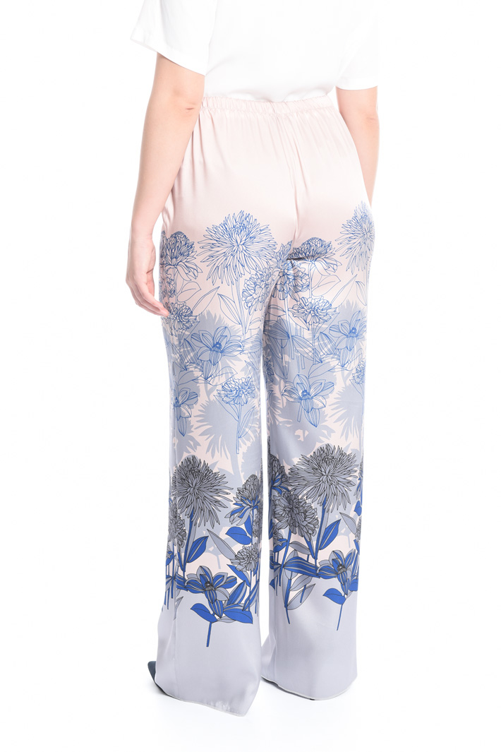 Pantalone palazzo in twill Intrend Pantalone palazzo in twill Intrend
