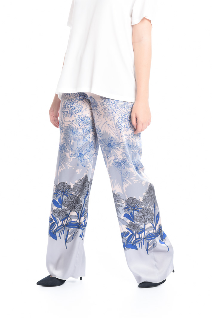 Pantalone palazzo in twill Intrend Pantalone palazzo in twill Intrend