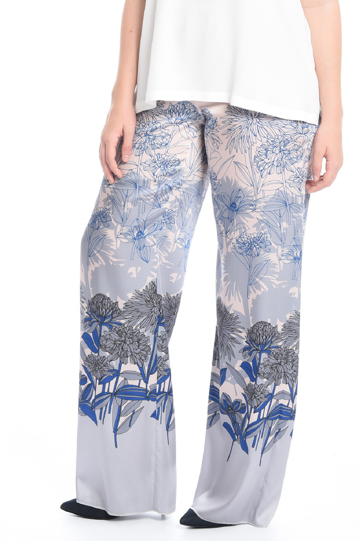 Pantalone palazzo in twill Intrend Pantalone palazzo in twill Intrend