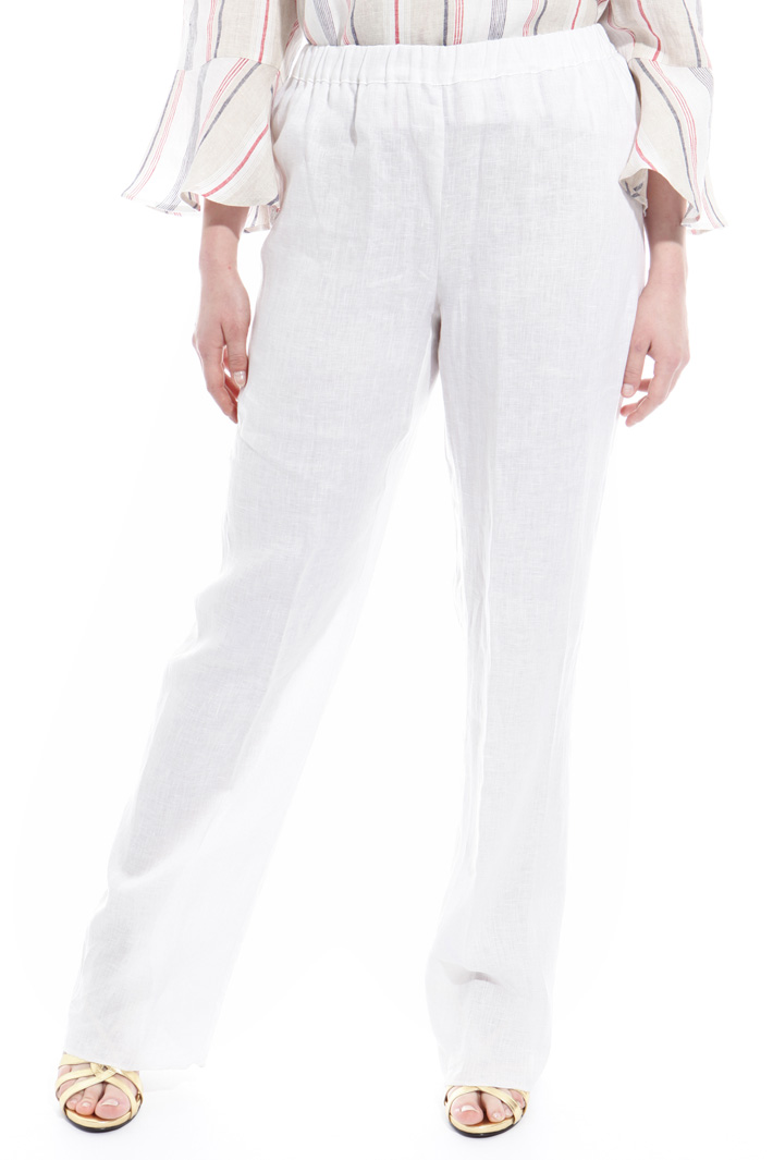 Pure linen trousers Diffusione Tessile Pure linen trousers Diffusione Tessile