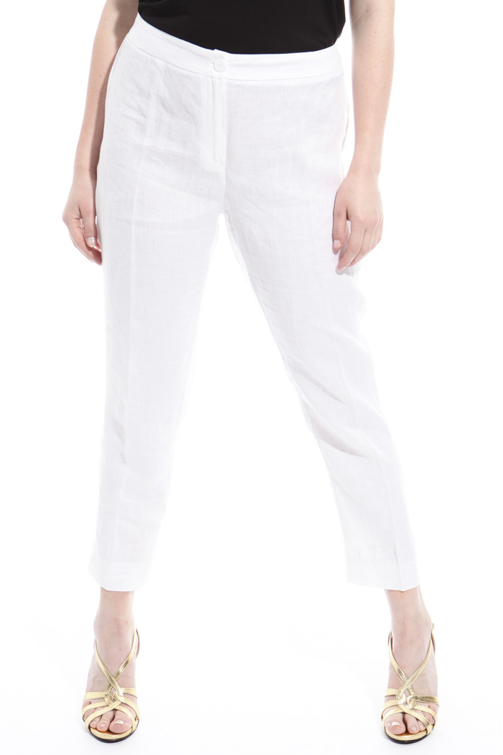 Pure linen trousers Diffusione Tessile Pure linen trousers Diffusione Tessile