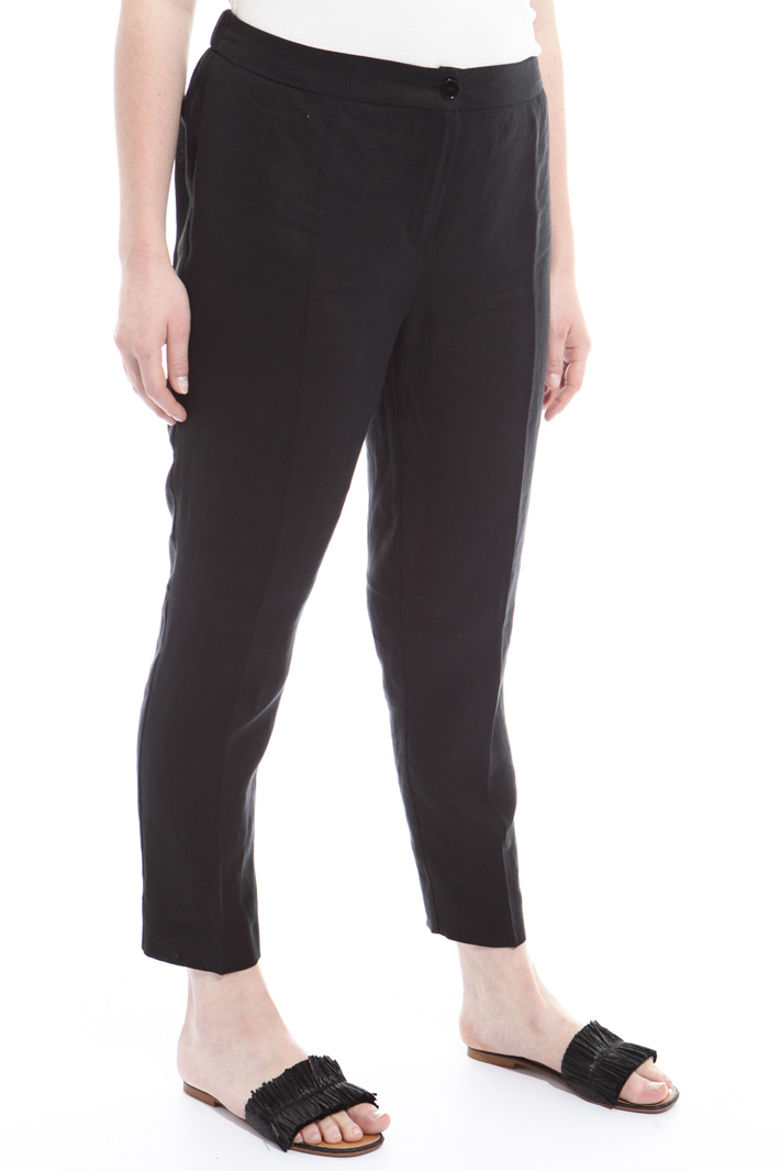Pure linen trousers Diffusione Tessile Pure linen trousers Diffusione Tessile
