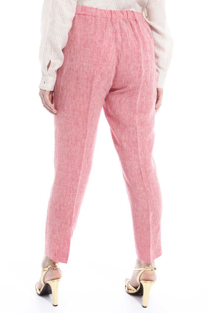 Slub linen trousers Diffusione Tessile Slub linen trousers Diffusione Tessile
