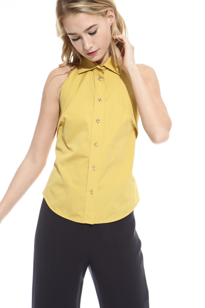 Jewel-style button top Diffusione Tessile Jewel-style button top Diffusione Tessile