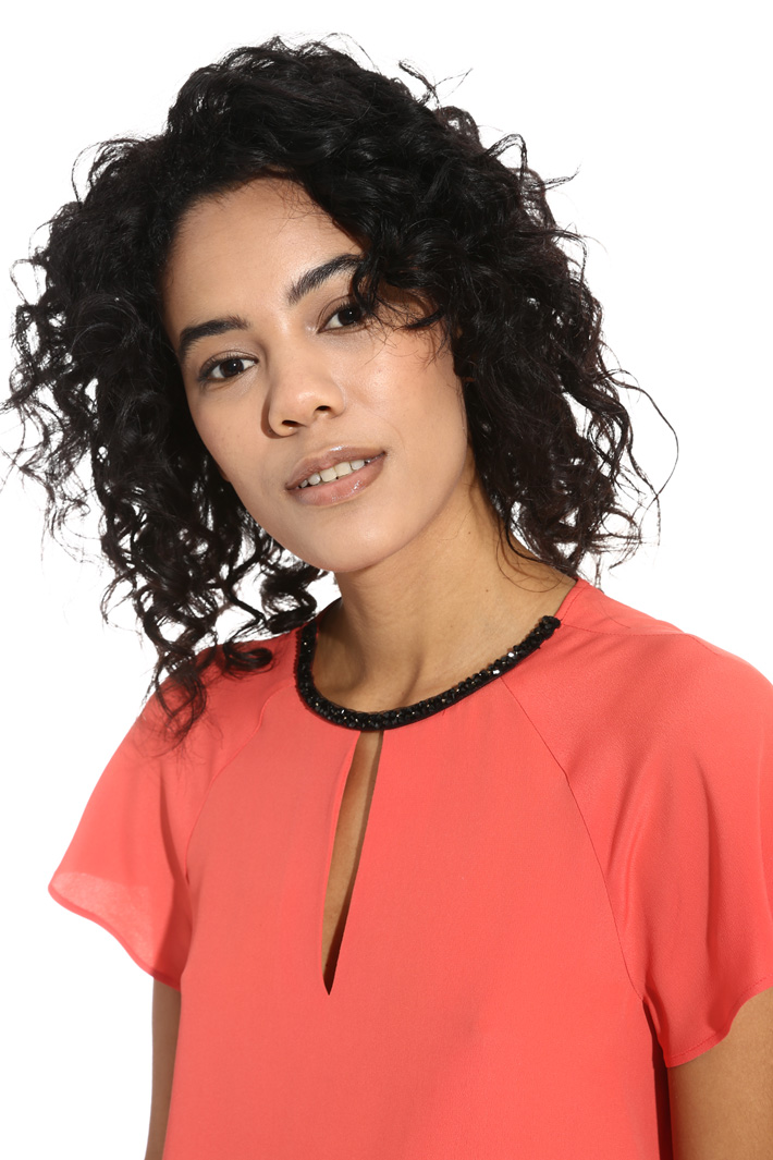Top in crepe de chine Intrend Top in crepe de chine Intrend