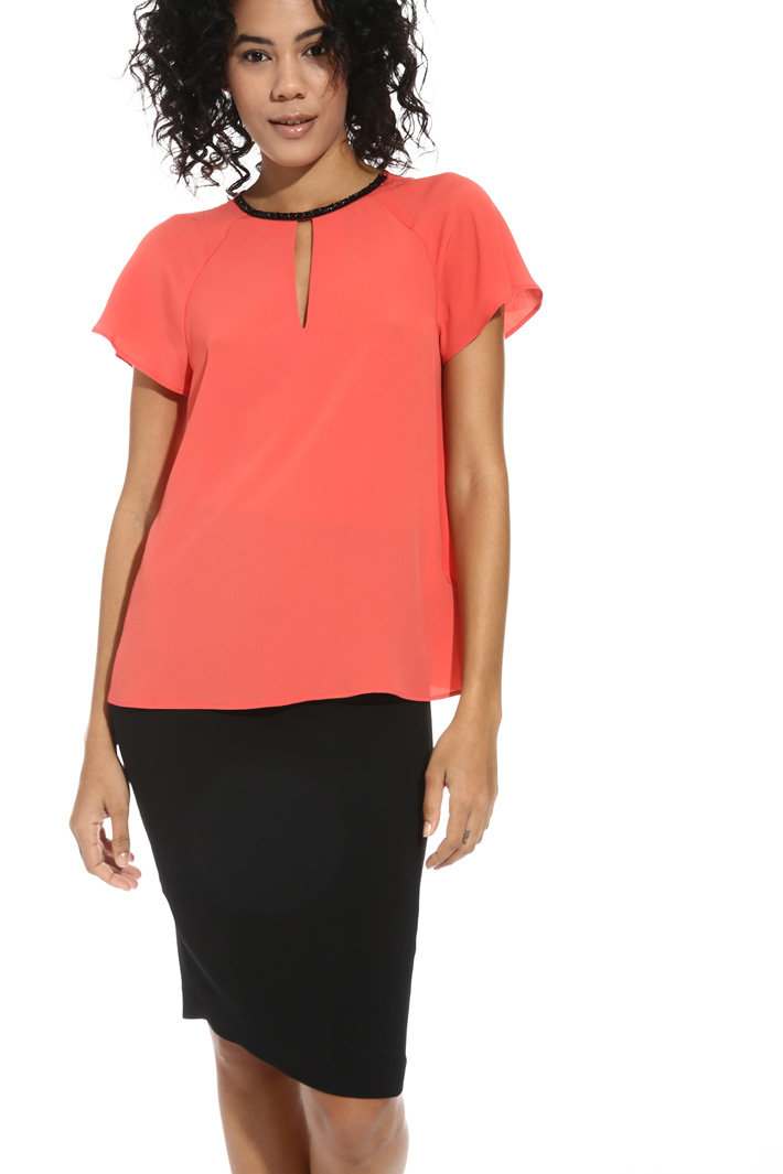 Top in crepe de chine Intrend Top in crepe de chine Intrend