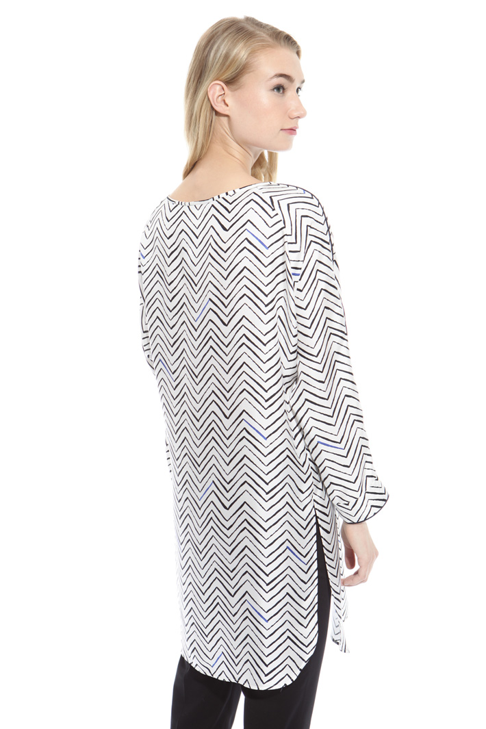 Oversized twill tunic Diffusione Tessile Oversized twill tunic Diffusione Tessile