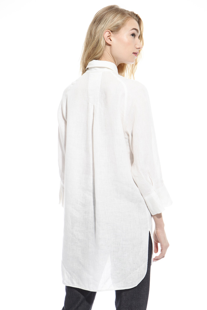 Oversized pure linen shirt Diffusione Tessile Oversized pure linen shirt Diffusione Tessile