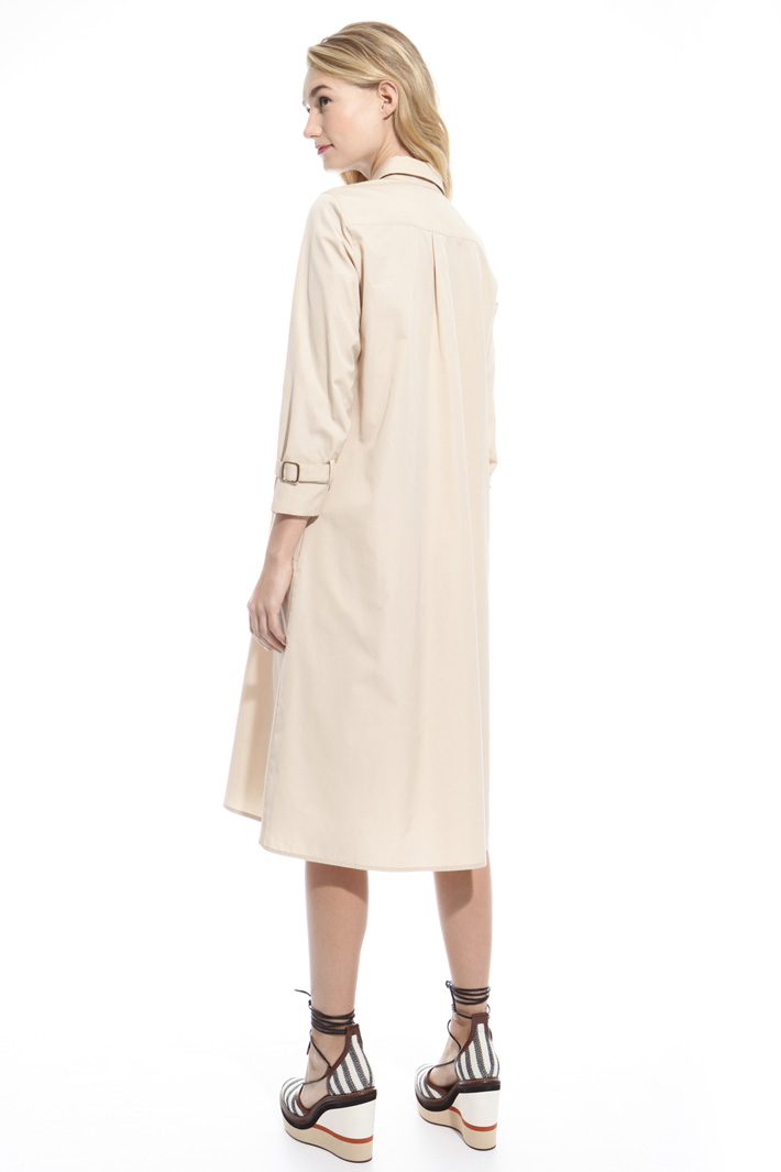 Flared poplin dress Intrend Flared poplin dress Intrend
