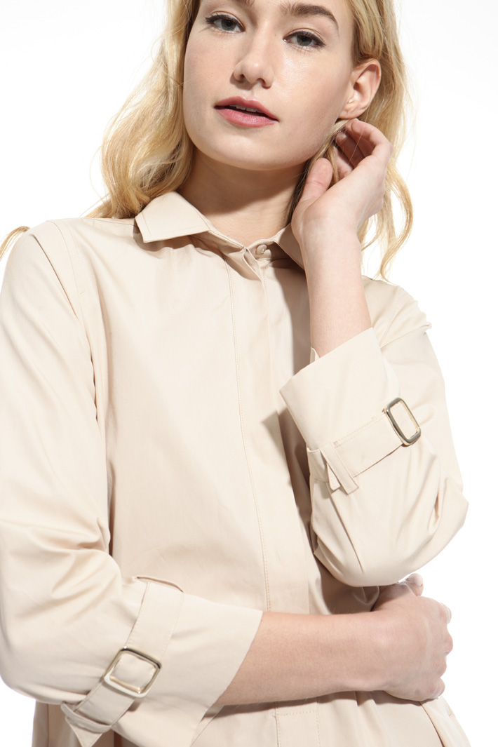 Flared poplin dress Intrend Flared poplin dress Intrend