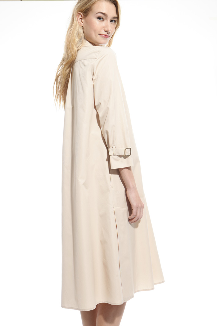 Flared poplin dress Intrend Flared poplin dress Intrend