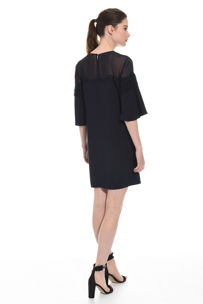 Short dress in stretch cady Intrend Short dress in stretch cady Intrend