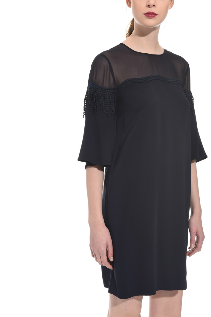 Short dress in stretch cady Intrend Short dress in stretch cady Intrend