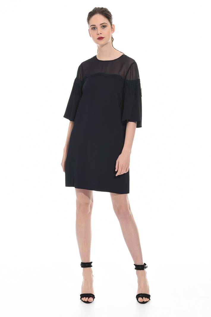 Short dress in stretch cady Intrend Short dress in stretch cady Intrend