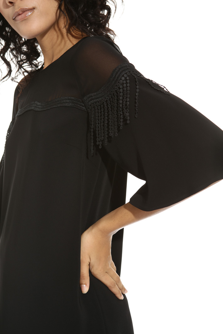 Short dress in stretch cady Intrend Short dress in stretch cady Intrend